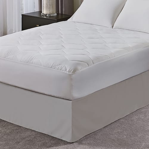 Classic Plus Mattress Pad, Quilted 4 oz, Cloth Top & Bottom, Sofa Bed 54x72x5, Fitted Skirt